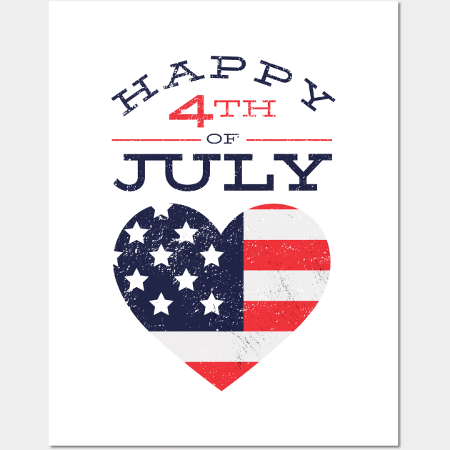 Happy 4th of July Wall Art by WPKs Design & Co